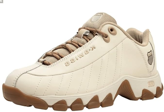 K-Swiss Women's ST329 CMF Sneaker, Wide Tennis Walking Leather Shoes
