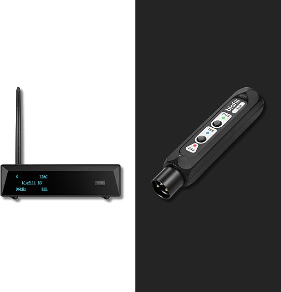 Bluetooth Audio Bundle: B3 HiFi Bluetooth Receiver + XLR Pro Audio Adapter
