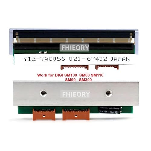 New Thermal Printhead for DIGI SM100 SM300 Two Port Print Head SM5100 SM5300 SM110 SM80 SM90 Scale PN: ZS44012490968800 Type: 10 Piece
