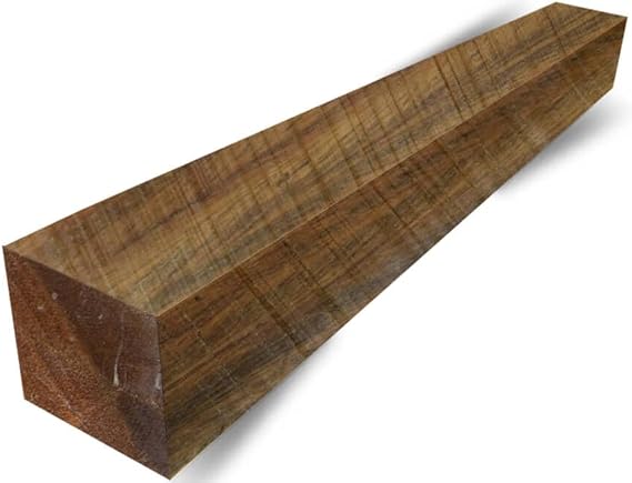 Woodworking Argentinian Lignum Vitae Hardwood Blank 1.5x1.5x12 Vera Wood for Pool Cues Knife Scales Spindles