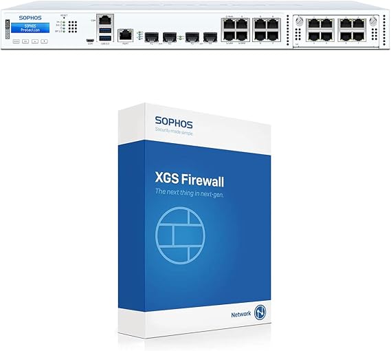 Sophos XGS 3100 Next-Gen Firewall with Standard Protection, 3-Year (US Power Cord) (JG3A3CSUS)