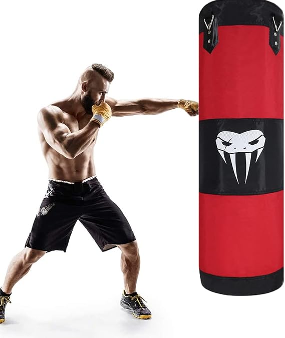 SOTF Heavy Bag Boxing Set Punching Bags for Adults Heavy Duty Hanging Punching Bag Unfilled