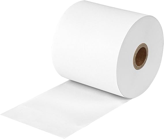 3 Inch White Kraft Note Roll for Wall Mounted Holder Grocery List Memo Board Butcher Paper Holder for Home Decor DIY to-do List 164ft(Only Paper Roll)