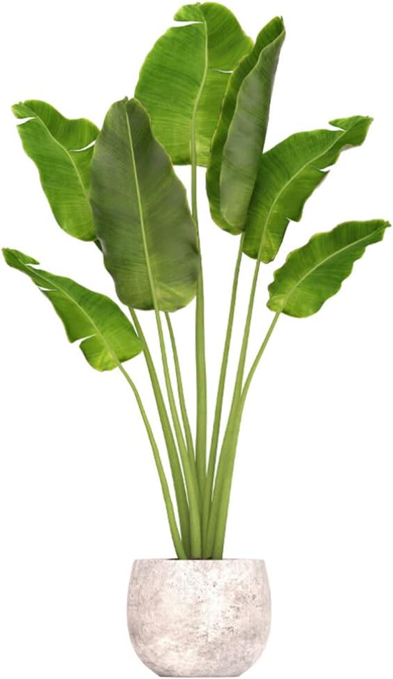 VOSAREA Green Plant Wall Decal Peel and Stick 3D Realistic Potted Plant Wall Sticker Removable Waterproof Greenery Stickers & Murals for Bedroom Living Room Office (35.37X15.72Inch)
