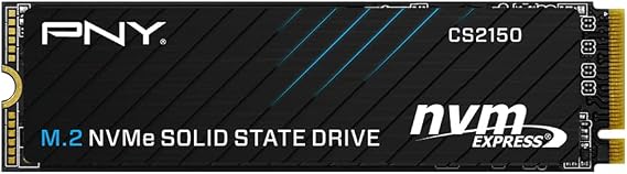 PNY CS2150 1TB Gen5 PCIe NVMe M.2 2280 3D NAND SSD Up to 10,200/8,300 MBs - PC/Laptop Upgrade, Gaming, Photography, Video Editing, Direct Storage Enabled-Internal Solid-State Drive M280CS2150-1TB-TB