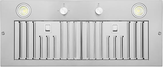 WS-6730SS 30 in. 440 CFM Residential Insert Range Hood with LED Lights in Stainless Steel
