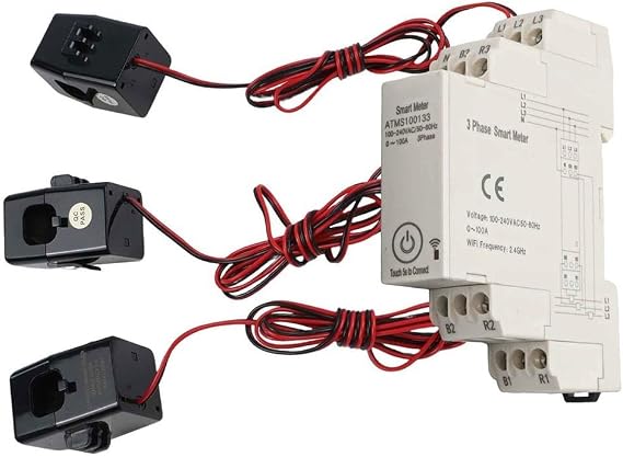 Three Phase Smart Energy Meter for zigbee Power Monitor With for ct For Tuya App Home Factory
