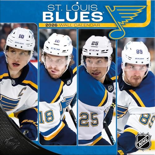 St Louis Blues 2026 12X12 Team Wall Calendar 26998011955
