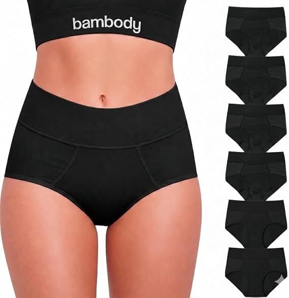 Bambody Period Underwear for Women - Bamboo Rayon - 24 hrs Full Protection