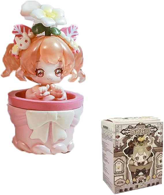 Aven Rabbit MOMOJI Miracle Garden Series Blind Box Action Figures Mystery Box Cute Random Toys Birthday Gift Christmas Collectible Toy for Desktop Ornaments, 1PC