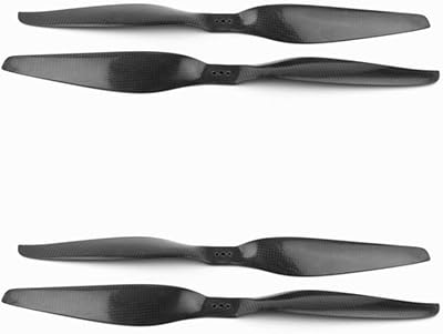 QWinOut 8055 9055 1055 1155 1255 1355 1455 1555 3K Carbon Fiber Propeller CW CCW CF Prop Con for Multicopter Quadcopter Hexacopter for DIY Drone Kit 12 x 5.5,2 Pairs