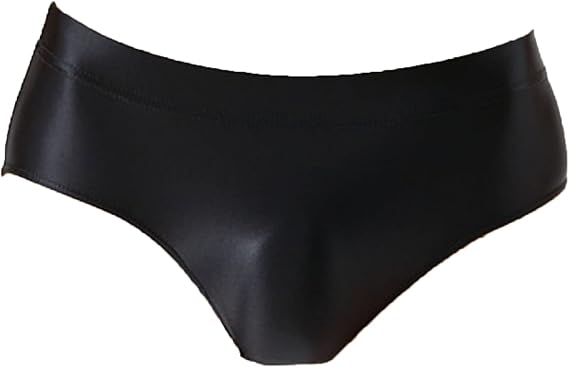 Men's Seamless Stretch Silk Briefs Solid Color Moisture-Wicking Underwear Soft Comfort Breathable Underpants