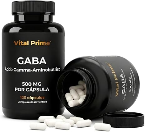 GABA 120 Capsules 500 mg per Capsule (Gamma Aminobutyric Acid) 4 Month Supply GABA Capsules Reduce Stress and Anxiety and Improve Sleep Quality