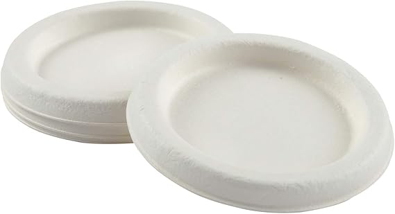 PrimeWare 2-oz. Sugarcane Portion Cup Lid/Case / 2,500-ct.