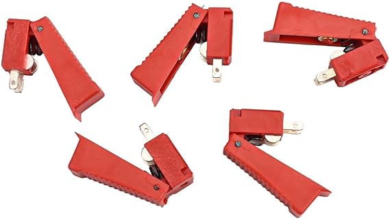 5 Pack MIG Welder Trigger Switch Compatible with Mil-Ler for Hobart 15AK 24KD 36KD Torch High Sensitivity Fast Control Plastic