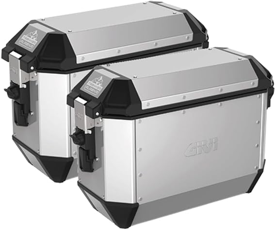 GIVI ALA36APACK2 36LTR Alaska Cases Pair Silver