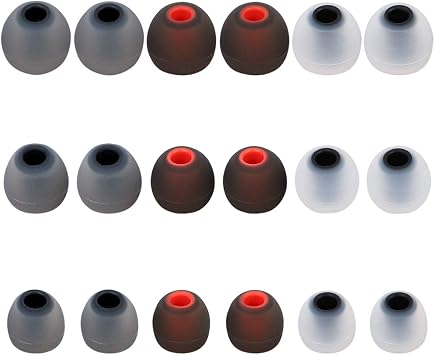 Earbud Tips Earbuds Replacement Tips Ear Tips Earbuds Eartips Eargels 9 Pairs SML