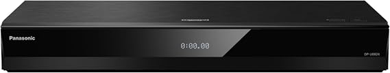 Panasonic DP-UB824EGK Blu-Ray player Black DP-UB824EGK NTSCPAL DTS-HD Master AudioDolby DigitalDolby Digital Plus AVCHDH.264HEVCMKVMP4MPEG2 AIFFALACDSDFLACWAV JPEGMPO