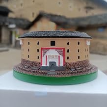 The Earthen Building in Fujian Province Model Hakka Cultural Heritage Ornaments Huaiyuan Tower Tourist Souvenir Circular Indigenous Residence Handicrafts (HYL)