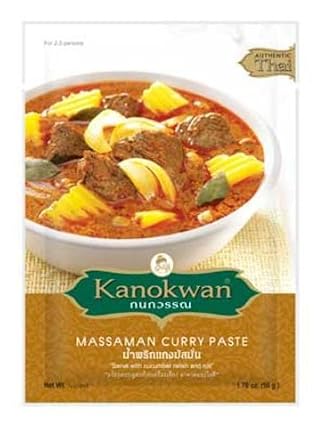Kanokwan Massaman Curry Paste 50g X 3 Pack