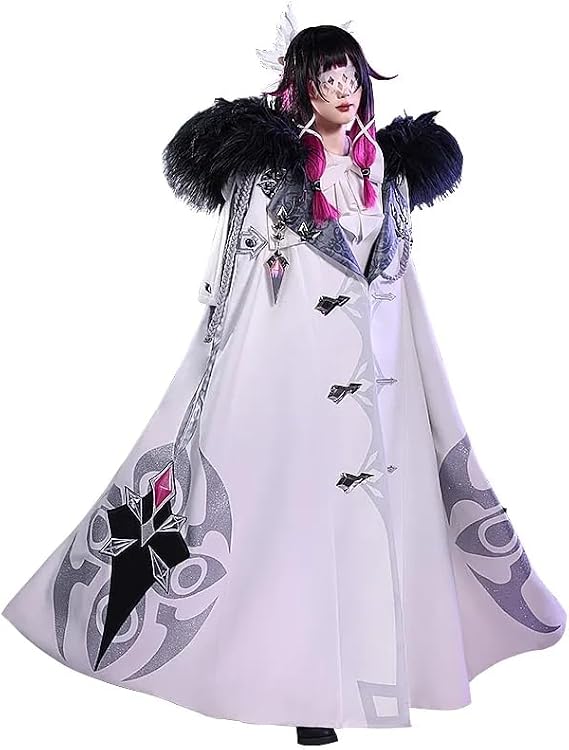KIRA KIRA Genshin Columbina Cosplay Costume Game Genshin Impact Columbina Cloak Costume Doki-SR Halloween Outfits