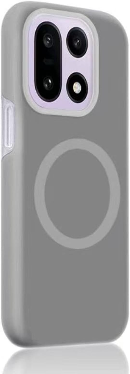 Magnetic Case for OnePlus 15,Jelly Liquid Silicone Shockproof Cover | Soft Rubber Gel TPU Plain Simple Cover, Anti-Scratch Microfiber Lining Protective Case Compatible with Magnetic Accessories