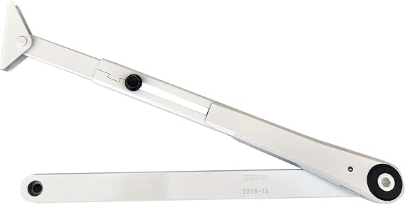 GEZE 102456 Locking Rod for TS 4000 and TS2000 Door Closer with Locking without Shut-Off, White, Silver