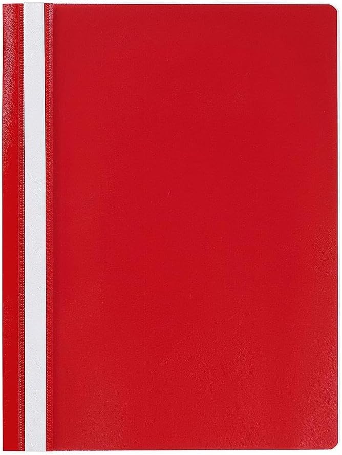A4 Report Files/Project folders red - Pack of 50 Files