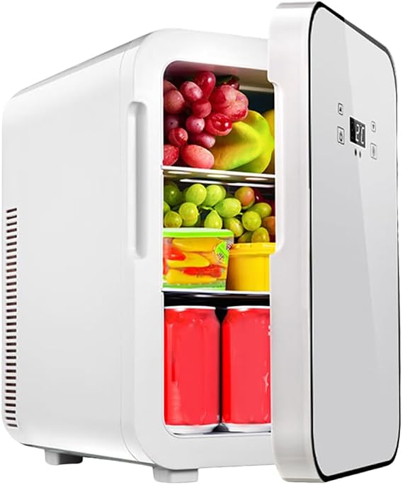 GOWENIC 20L Mini Fridge, Portable Cooler and Warmer for Drinks, Food, Skincare, for Bedroom, Office, Car, Desk and College Dorm Room, with Digital Display