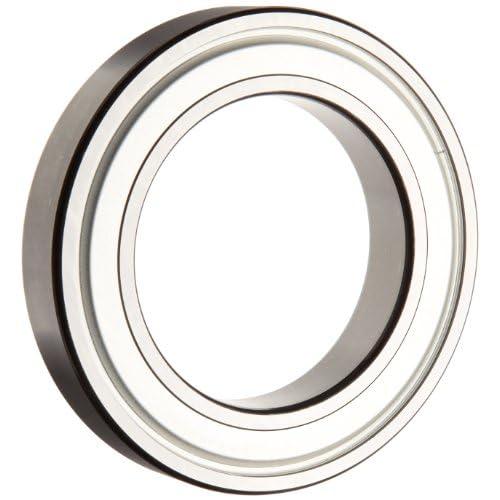 SKF 6000 2ZJEM Deep Groove Ball Bearing, Double Shielded, Steel Cage, C3 Clearance, 10mm Bore , 26mm OD, 8mm Width, 441lbf Static Load Capacity, 1040lbf Dynamic Load Capacity