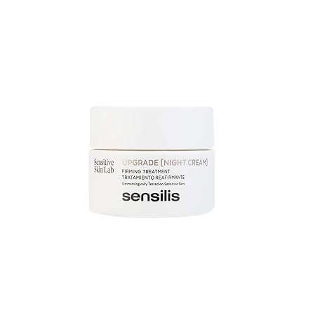 Sensilis Upgrade Firming Night Cream 50ml Bakuchiol Oat Polysaccharides Red Rice Firming Reduces Wrinkles Dry Skin Night Cream Night Cream