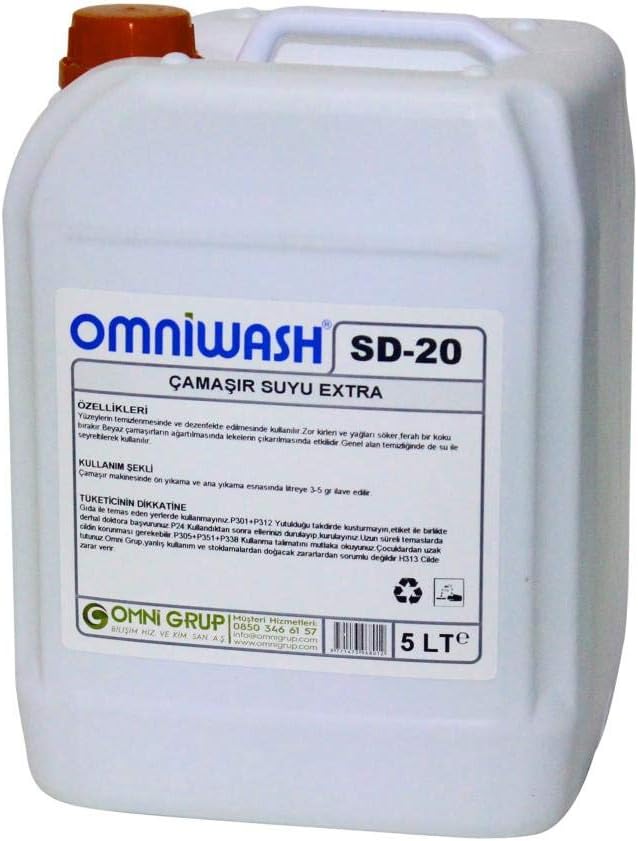 SD-20 5 Litre Çamaşır Suyu Extra