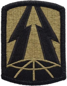 335th Signal Brigade Scorpion OCP Patch with Fastener