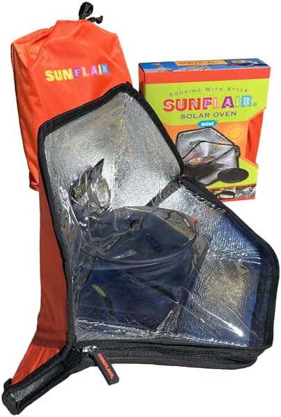 Sunflair Mini Portable Solar Oven (Orange)
