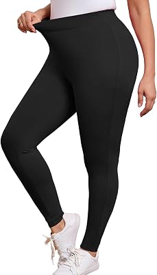 AusLook Womens Plus Workout Leggings 26 High Waisted Lounge Tummy Control Gym Yoga Pants Fitness Sport Active Sweat Pants