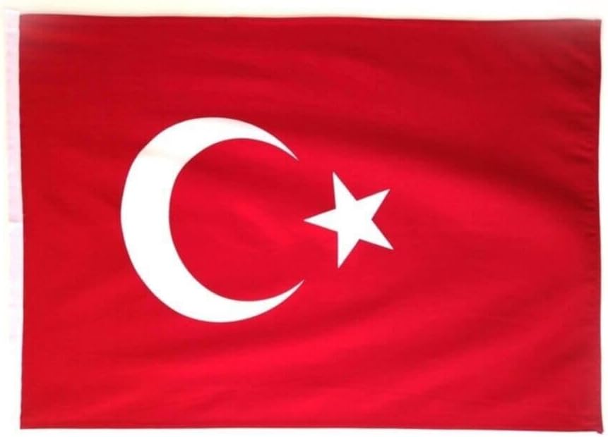 ZC Bayrak Alpaka Kumaş Fabrikasyon Baskı Türk Bayrağı 70x105 cm