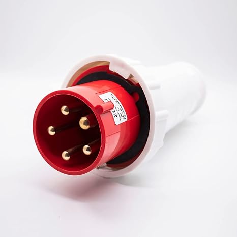 IEC60309 Industrial Connector Plug 5P 63A 380V-415V 3P+E+N 6h IP67