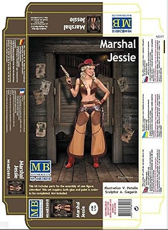 Masterbox New PIN-UP Serie Marshal Jessie 1/24 Master Box 24018