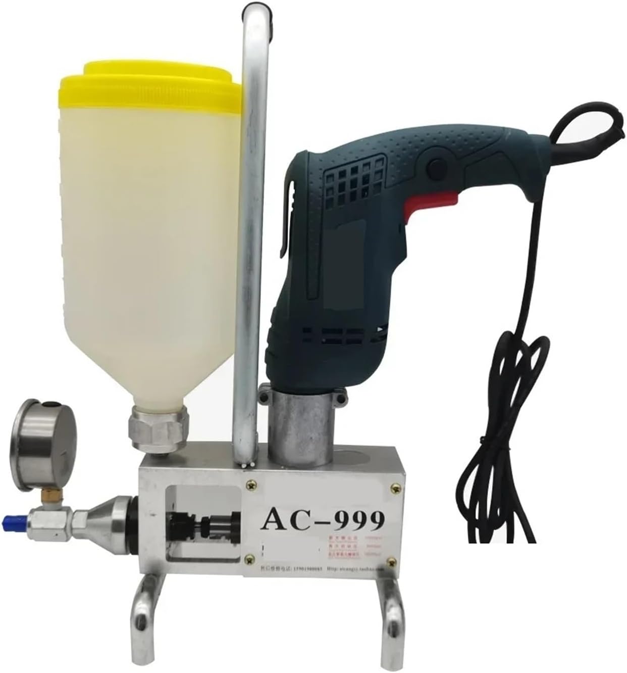910W High Pressure Injection Pump Epoxy/Polyurethane Grouting Applicator Machine Electric Grout Mortar Plugging Versatile Applications