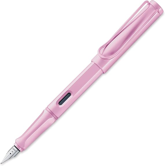 Lamy safari fountain pen - M nib - lightrose, 1 Count (Pack of 1)