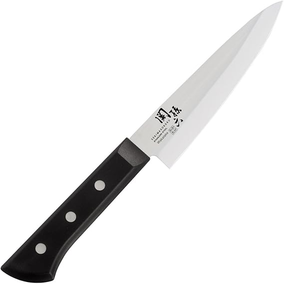 KAI Corporation AB5418 Sekimagoroku Wakatake Petty Knife, 5.9 inch 150 mm, Made in Japan, Dishwasher Safe