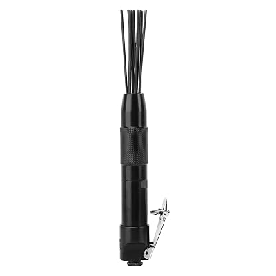 4400 RPM Air Pneumatic Needle Slag Cleaner, Rust Deburring Removal Tool with 12 Steel Needles for Welding Slag