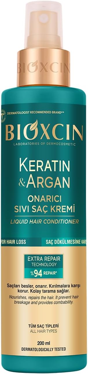 Bioxcin Keratin & Argan OnarÄ±cÄ± SÄ±vÄ± SaÃ§ BakÄ±m Kremi 200 ml - YÄ±pranmÄ±Å Ve Hassas SaÃ§lar