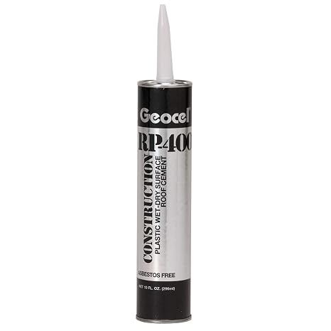 Geocel RP-400 Wet/Dry Roof Cement - 10oz. Tube (Carton of 24)