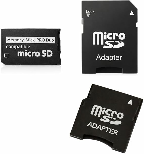 Sanoxy Memory Card Adapter Kit 3 in 1 MicroSD to SD Mini MS Duo