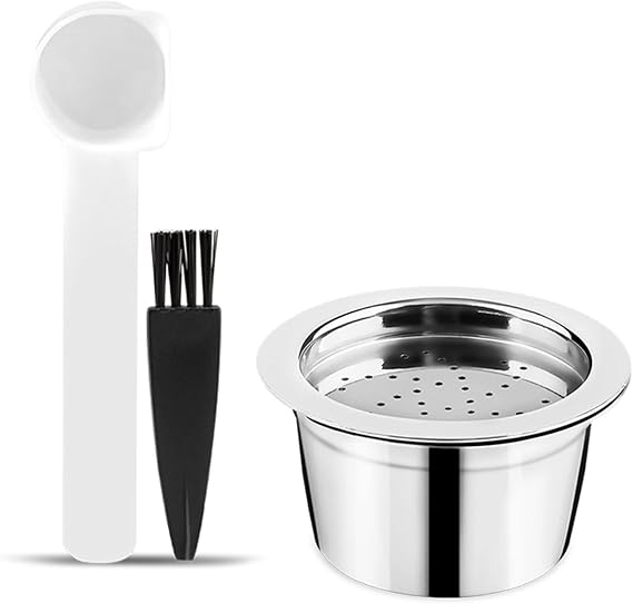 Coffee CapsulesReusable Coffee CapsuleRefillable CapsuleFilters CupCoffee Stainless Steel Refillable Capsules for K-FEE Machines, Compati Eplacement for K-FEE