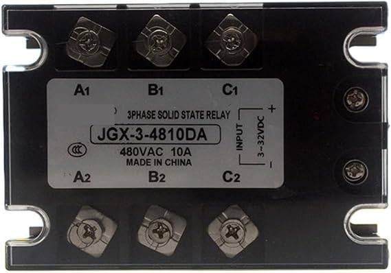 Jgx-3/SSR -3-10DA/25DA/40DA/50DA/60DA/80DA DC Control AC Three Phase Solid State Relay 480VAC 3-32VDC(50DA)