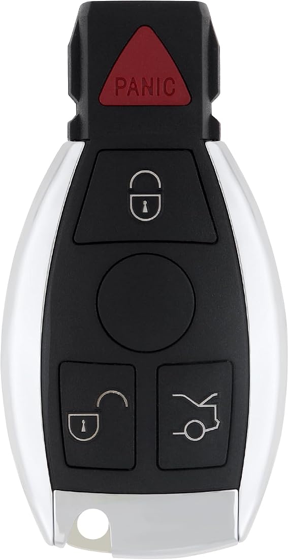 1PC Keyless Entry Replacement Key Fob for Mercedes-Benz 300 Sprinter C E S G R SL M E350 ML350 SLK300 CLK350 SLK350 R350 ML450 CL550 GL550, Car Key Fob Remote Support NEC & BGA, IYZ3312