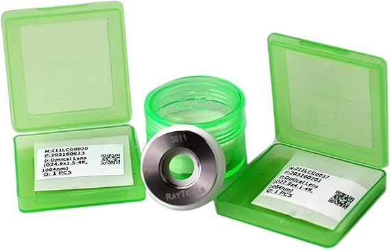 CO2 Laser Cutter Focus Focal Lens Original Laser Lens Optical Protective 4kw 1064nm 27.9 * 4.1/24.9 * 1.5 211LCG0037 211LCG0020 Ceramic 120274100B Head Parts (Size : 32 Ceramic(Original))