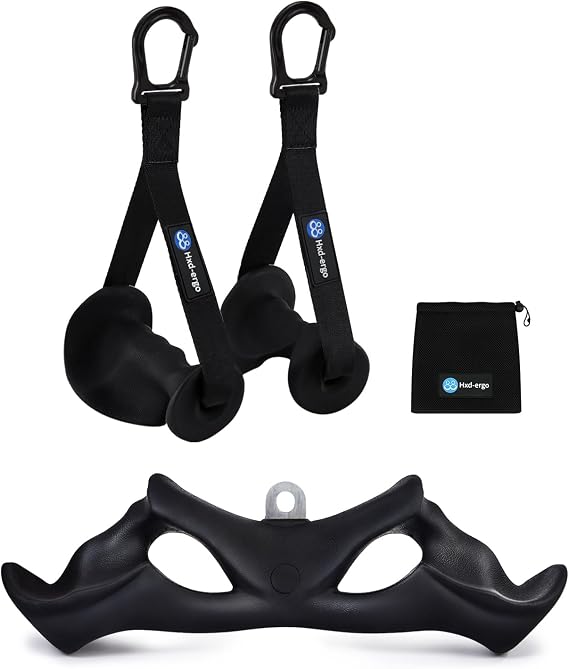 HXD-ERGO Bundle of LAT Pull Down Bar and Cable Machine Handles